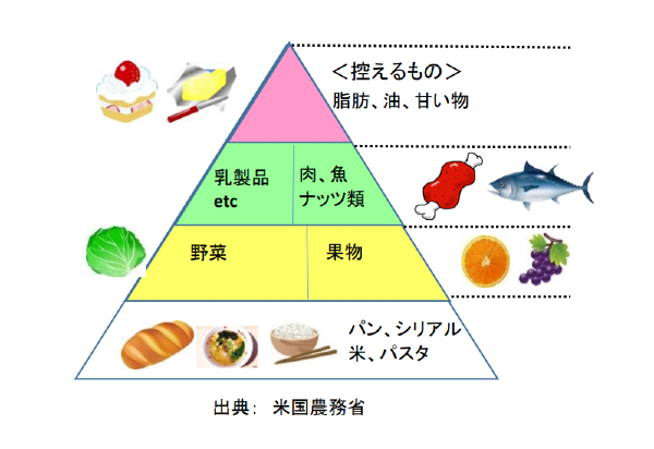 食べ物ピラミッド