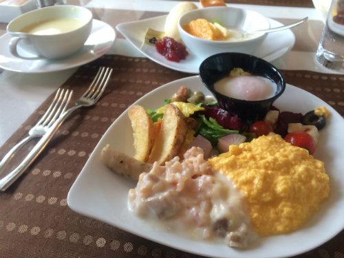 しっかり朝食